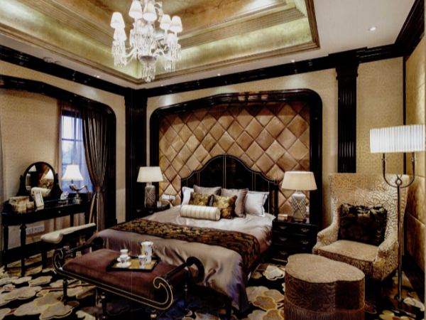 室内设计跟软装将Art Deco的摩登奢华舒适雅致渗入设计架构